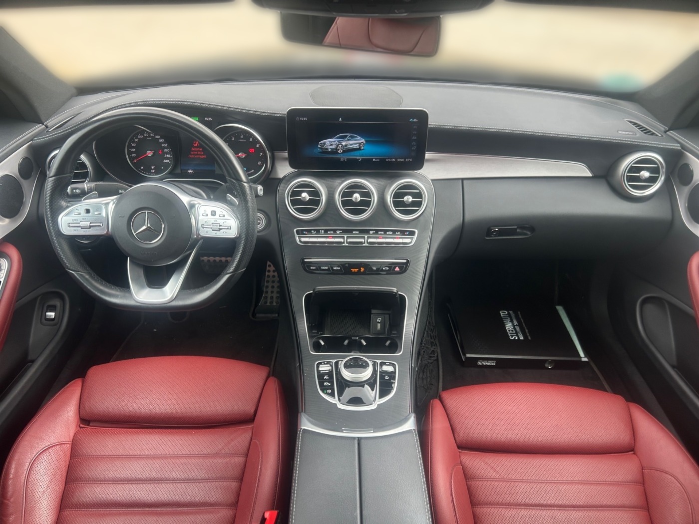 Mercedes-Benz C 300  AMG Line LED PANO RFK SHZ TWA LEDER-ROT Bild 10