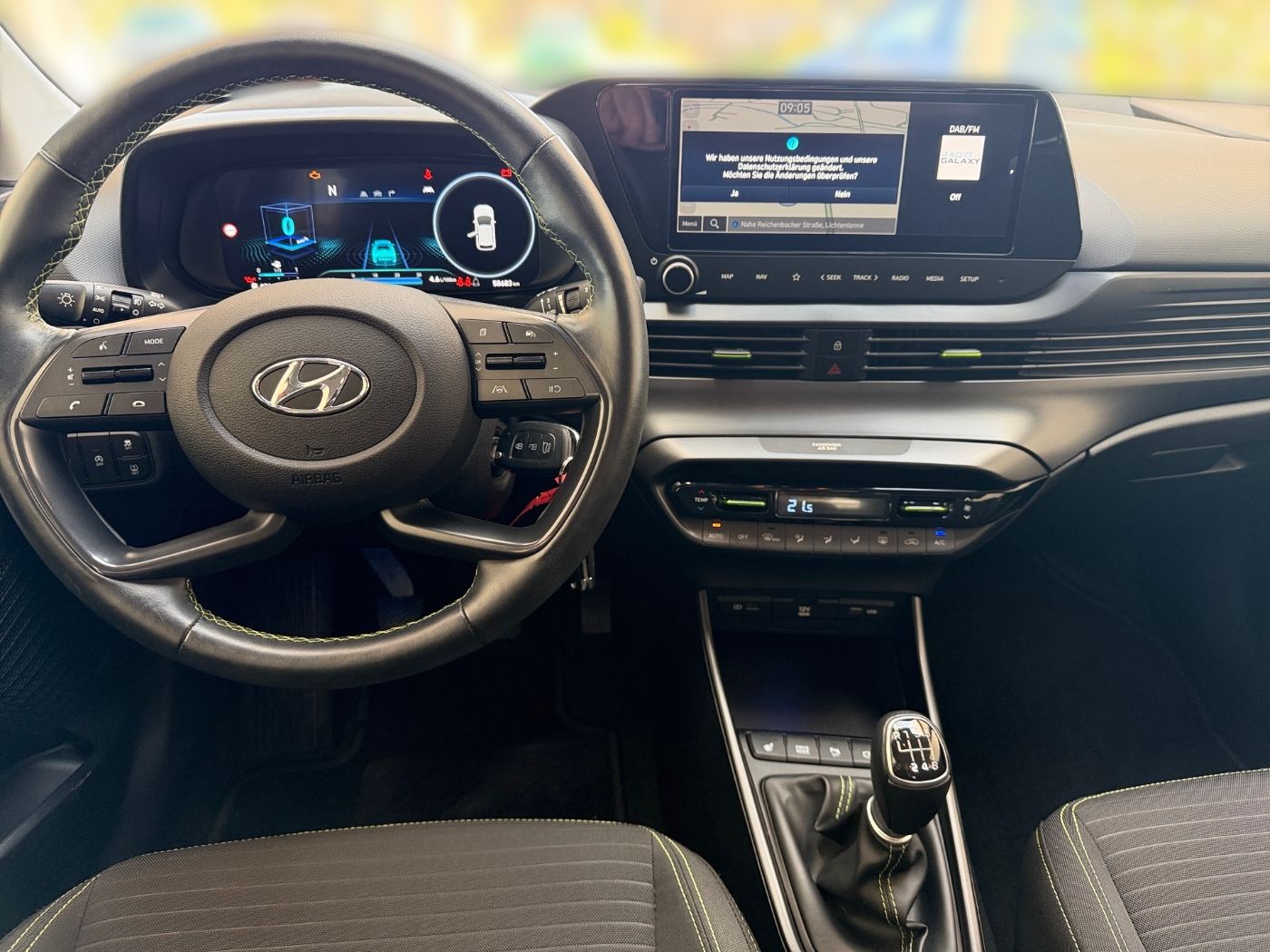 Hyundai i20 Intro Edition Mild-Hybrid 1,0 T-GDI LED Navi Bild 10